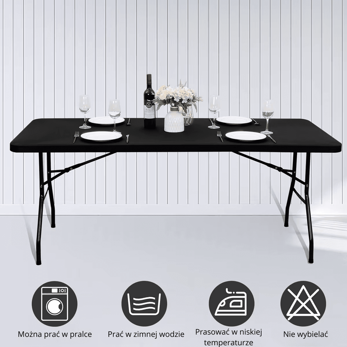 Spandexowy Obrus Elastyczny na Prostokątny Stół